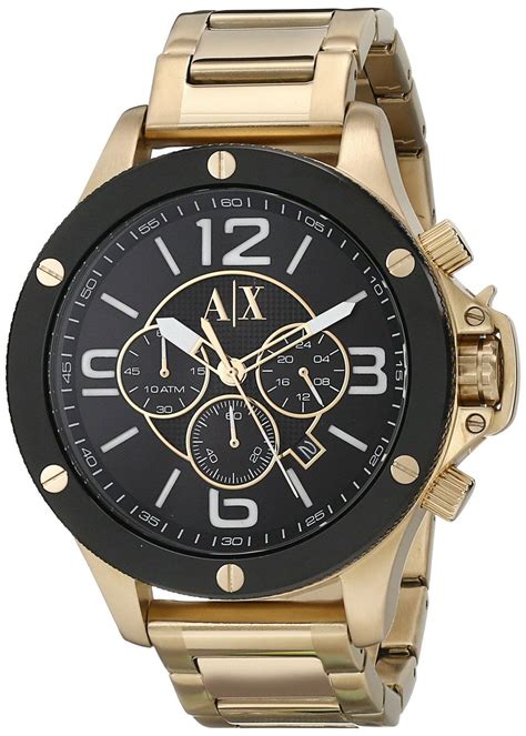 armani watches men gold|armani watches original for men.